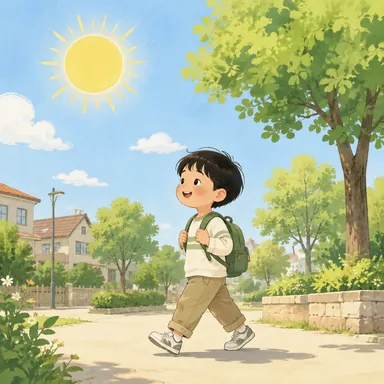 Illustration for 白天