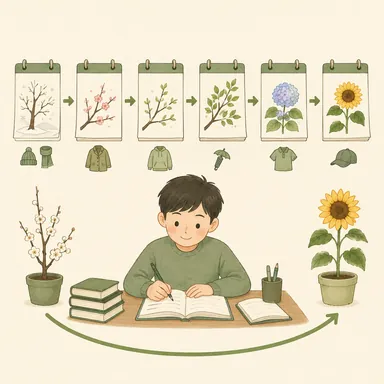 Illustration for 半年