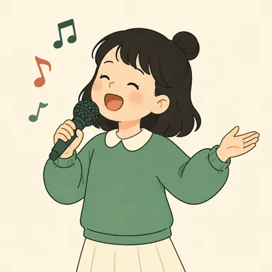 Illustration for 唱 Illustration for 唱