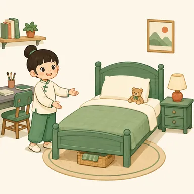 Illustration for 床 Illustration for 床