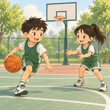 Illustration for 打球