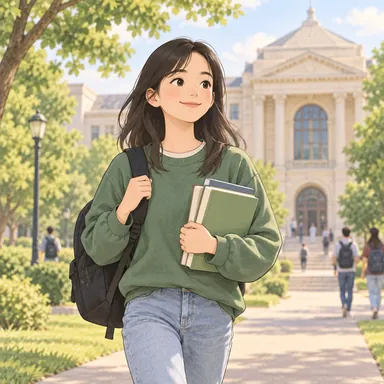Illustration for 大学生 Illustration for 大学生