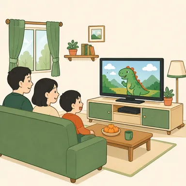 Illustration for 电视机 Illustration for 电视机