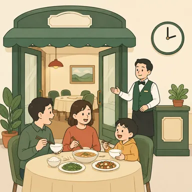 Illustration for 饭店 Illustration for 饭店