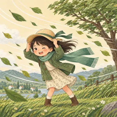 Illustration for 风 Illustration for 风