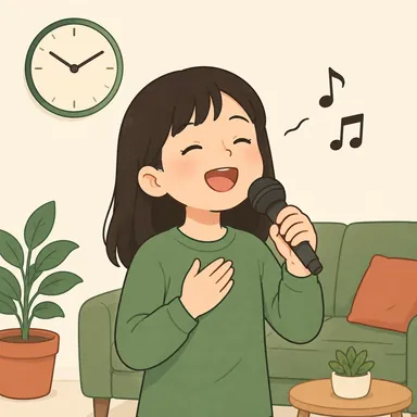 Illustration for 歌 Illustration for 歌