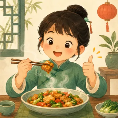 Illustration for 好吃 Illustration for 好吃