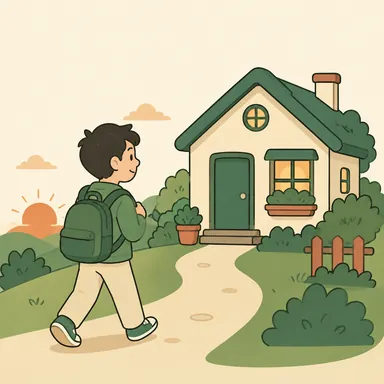 Illustration for 回家