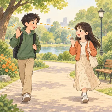 Illustration for 见 Illustration for 见