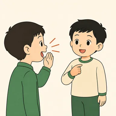 Illustration for 叫 Illustration for 叫