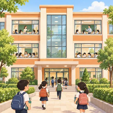 Illustration for 教学楼 Illustration for 教学楼