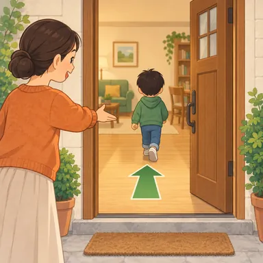 Illustration for 进去 Illustration for 进去