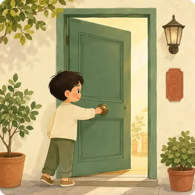 Illustration for 开 Illustration for 开
