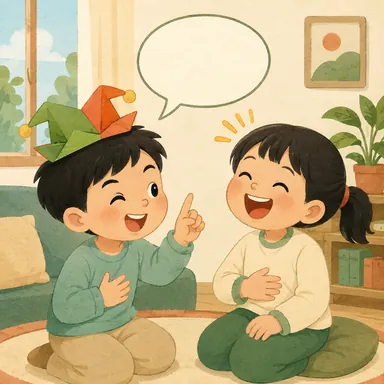 Illustration for 开玩笑