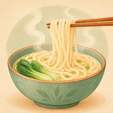 Illustration for 面条儿 Illustration for 面条儿