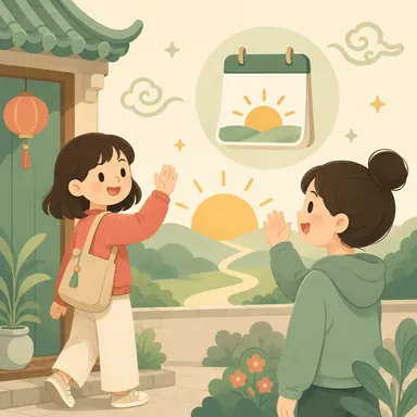 Illustration for 明天 Illustration for 明天