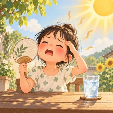 Illustration for 热 Illustration for 热