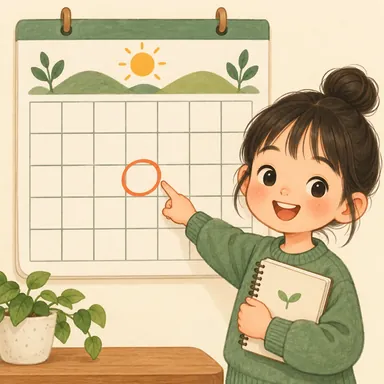 Illustration for 日期 Illustration for 日期