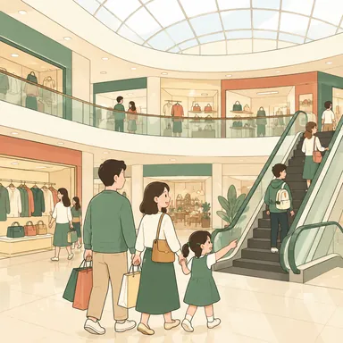 Illustration for 商场 Illustration for 商场