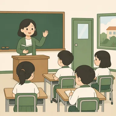 Illustration for 上课 Illustration for 上课