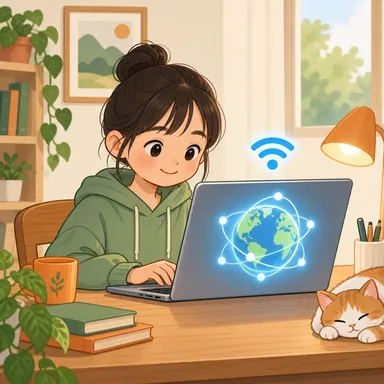 Illustration for 上网 Illustration for 上网