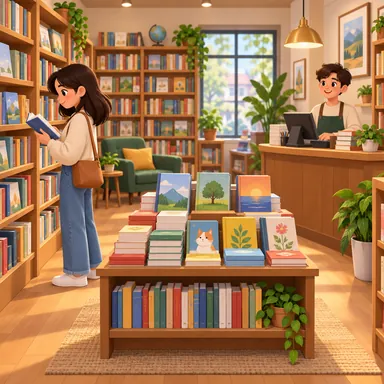 Illustration for 书店