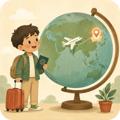 Illustration for 外国 Illustration for 外国