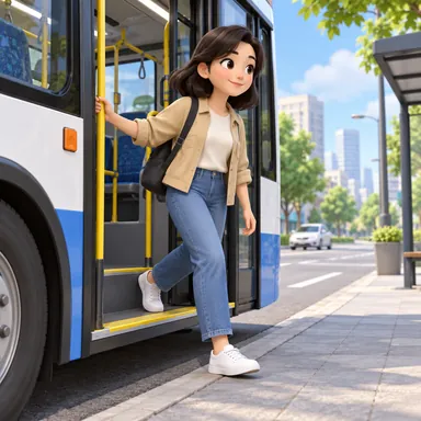 Illustration for 下车