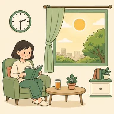 Illustration for 下午