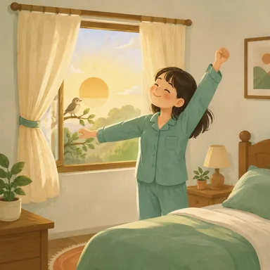 Illustration for 早上 Illustration for 早上
