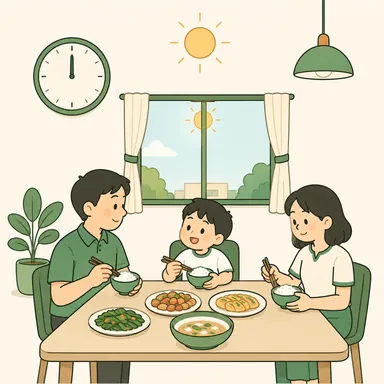 Illustration for 中午
