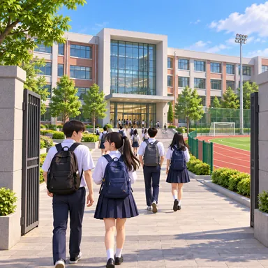 Illustration for 中学