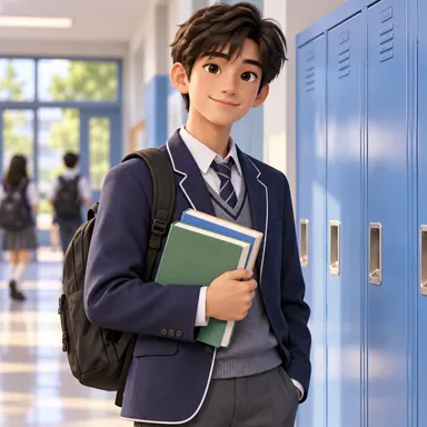Illustration for 中学生